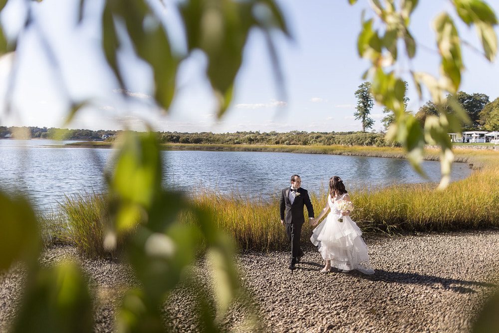 Couple Wedding Shoot Near Lake
