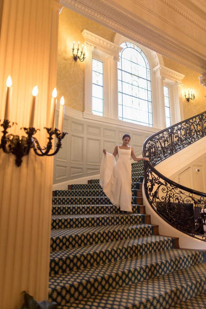 Bride Coming Downstairs
