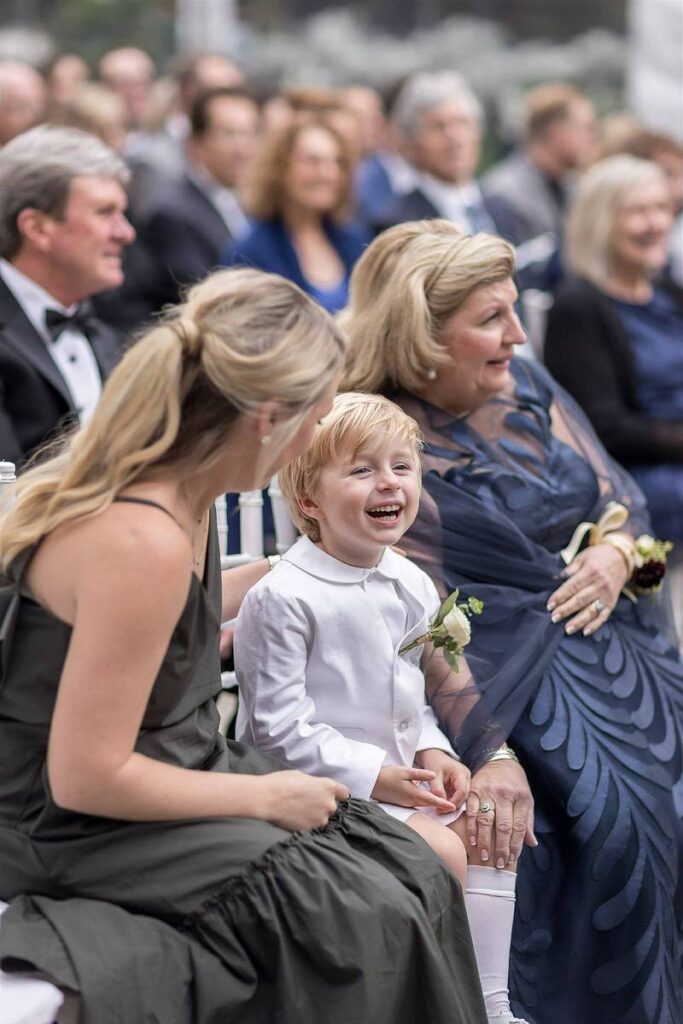 Happy Child At The Wedding Party
